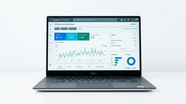 Googleサーチコンソールの管理画面イメージ
